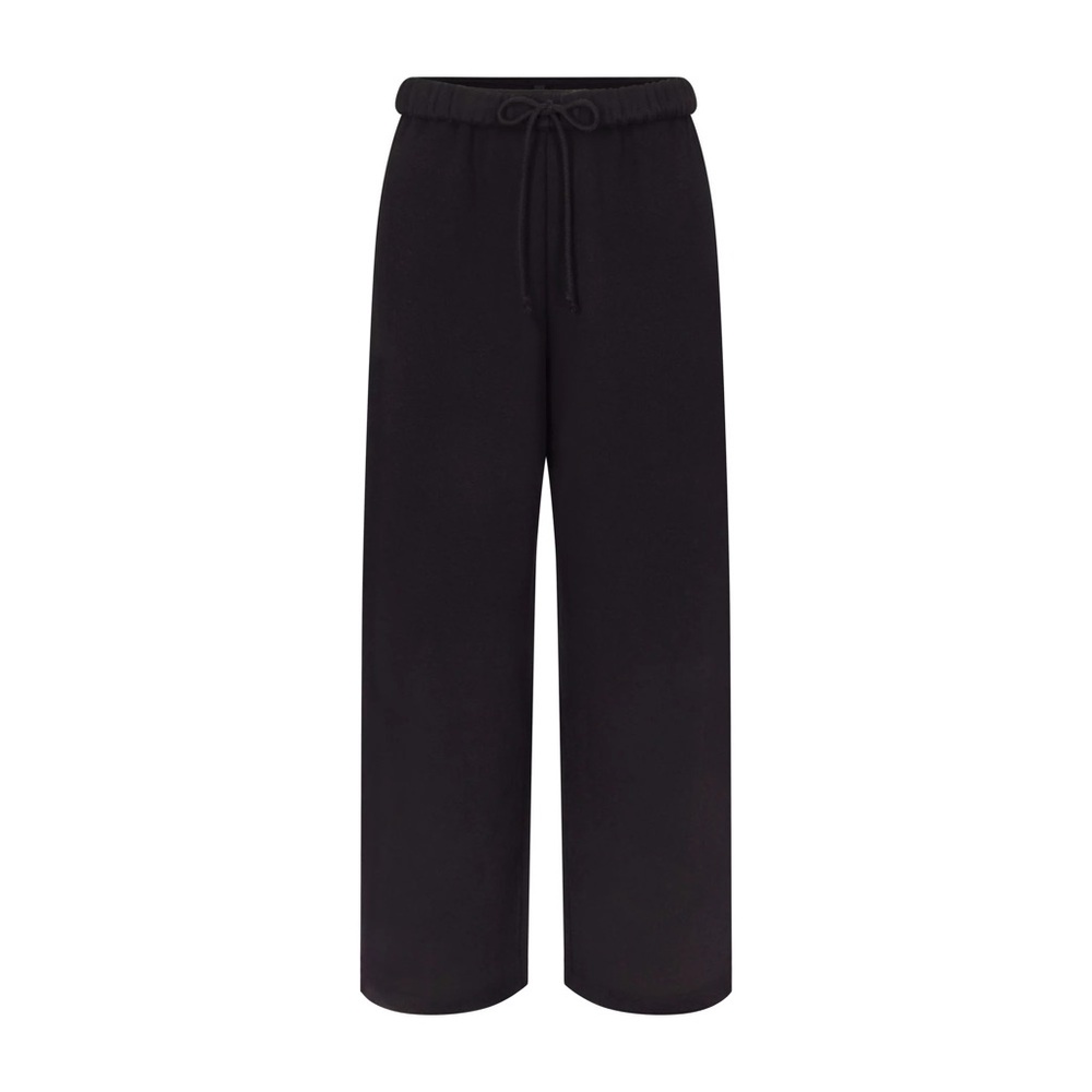 Skims Cotton Fleece Straight Leg Sweatpants